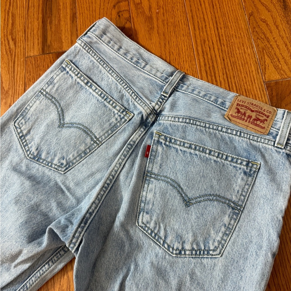 Levis low pro straight jeans